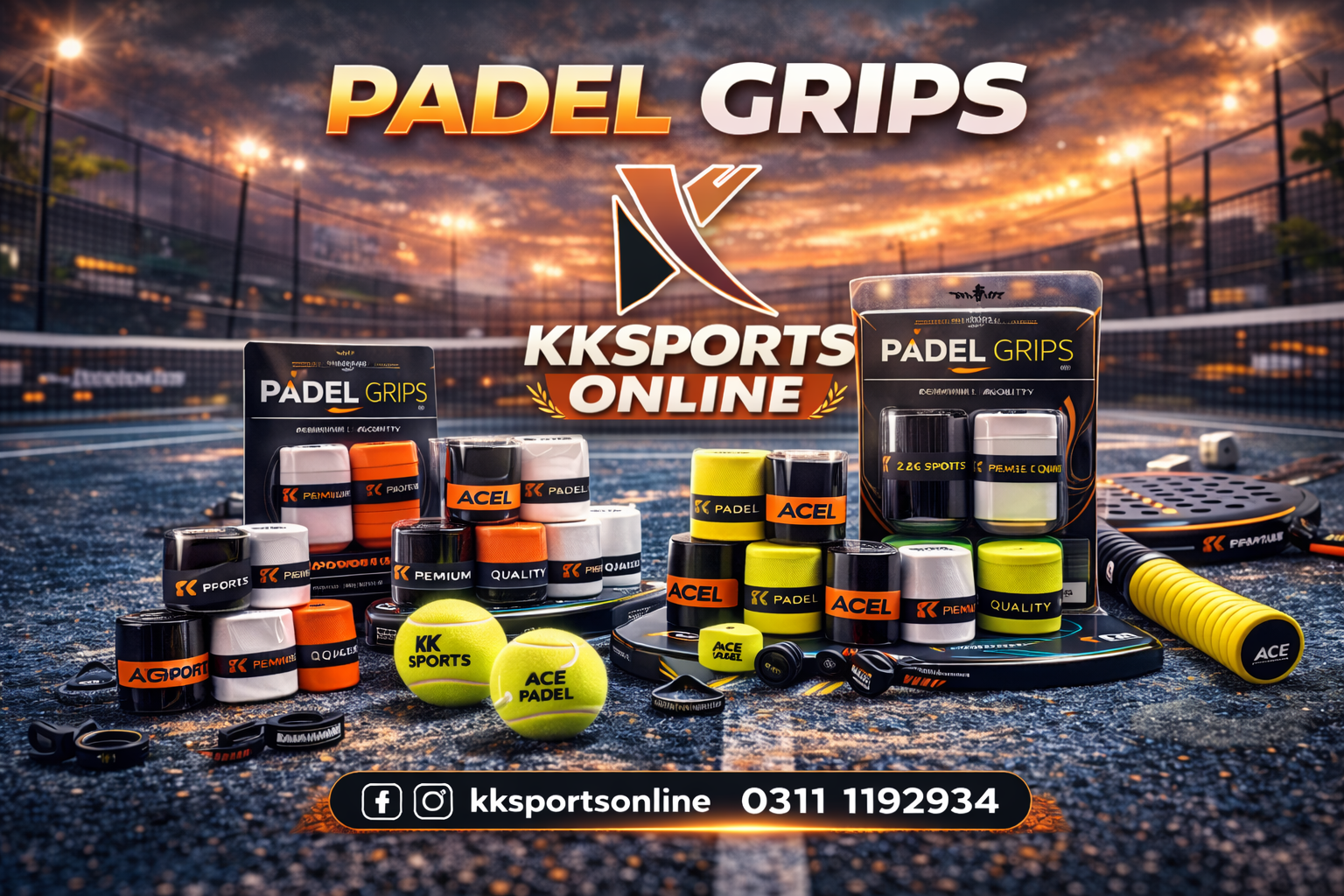 Padel Grips in Pakistan | Buy Padel Overgrips Online – KK Sports