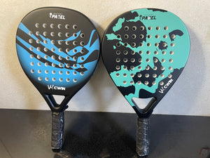 CWIN Carbon Padel Racket Black Red | Soft EVA Pro Racket – KK Sports