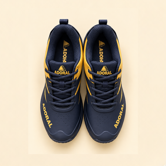 adoraljeetnavygoldcricketshoesgrip