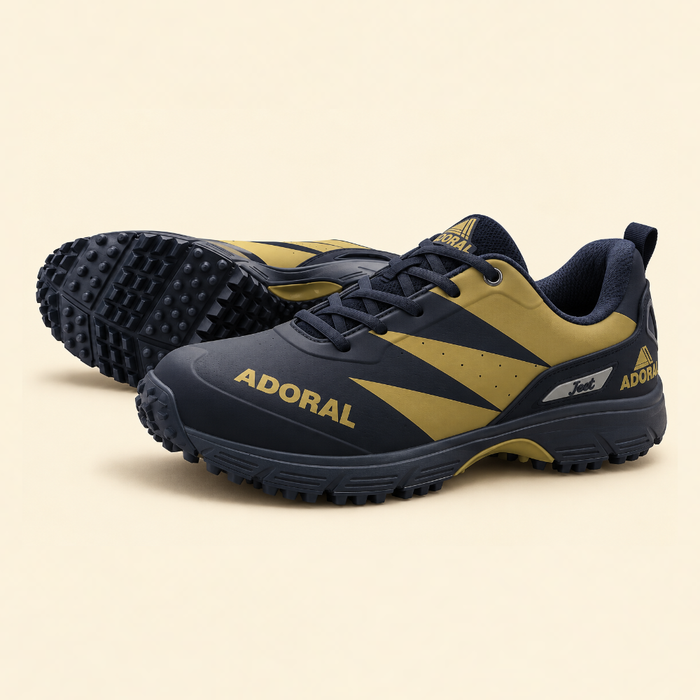 adoraljeetnavygoldcricketshoes
