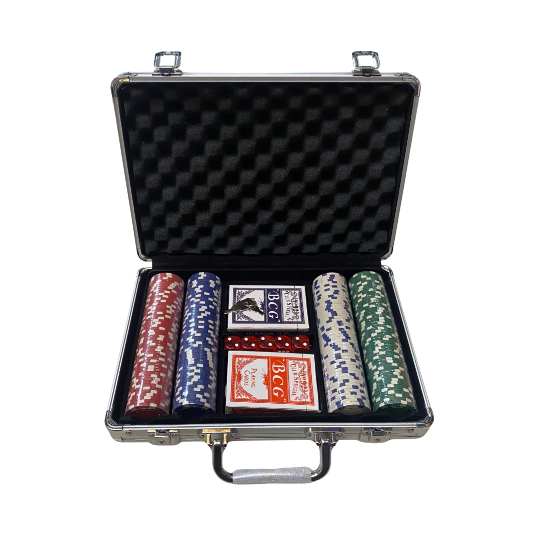 Poker Game Brief Case Pack 200 pieces