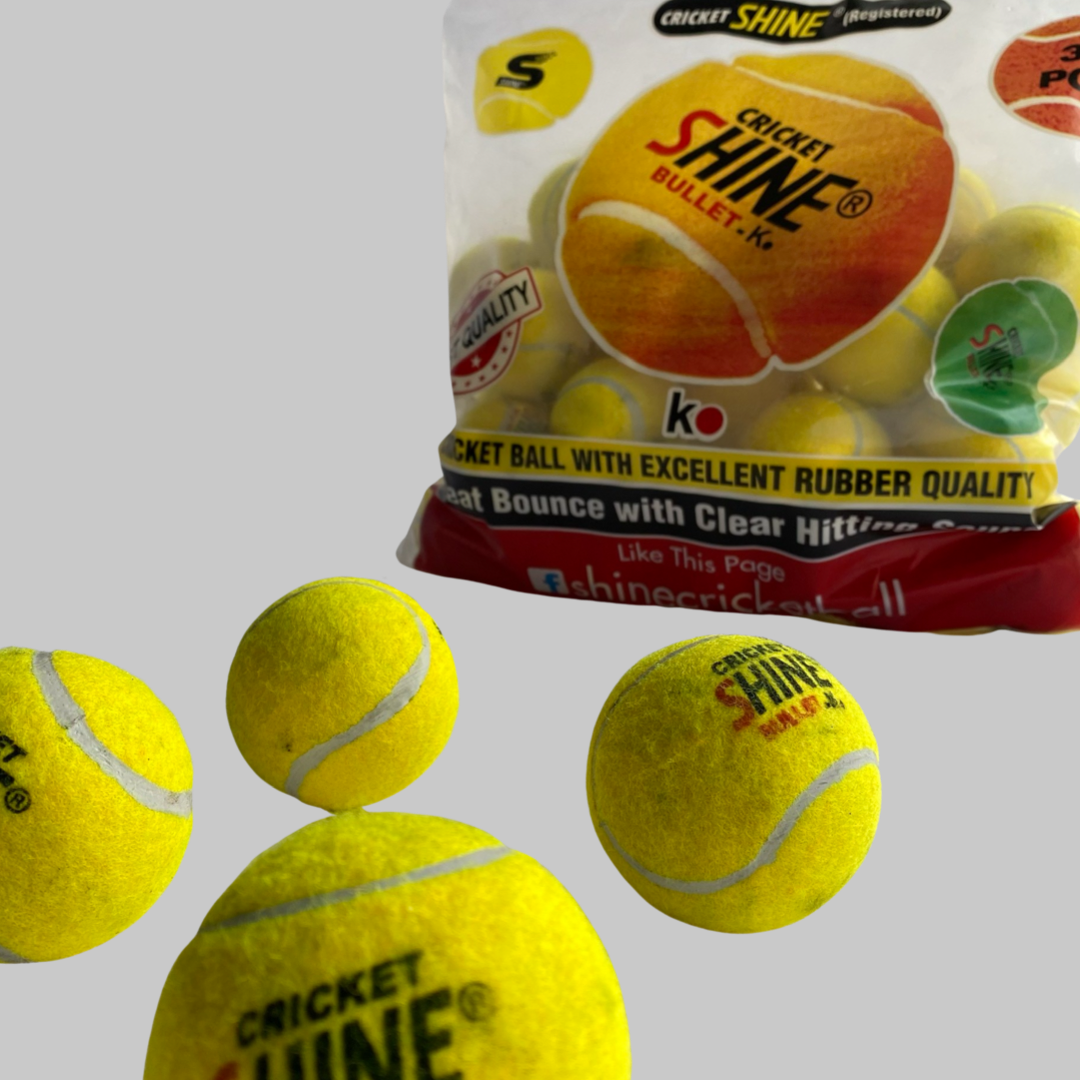 Shine Cricket Ball (Pack of 3)